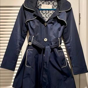 Jessica Simpson Navy Trench Coat
